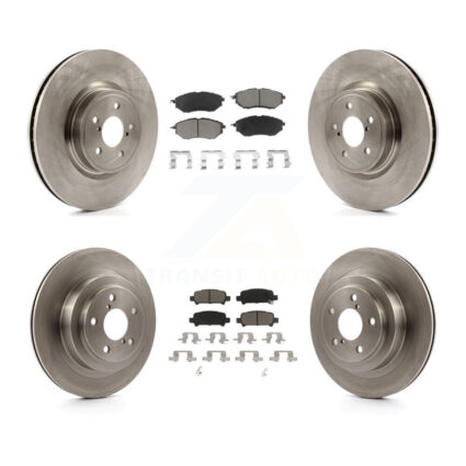 Front Rear Disc Brake Rotors And Ceramic Pads Kit For Subaru Legacy K8C-101404