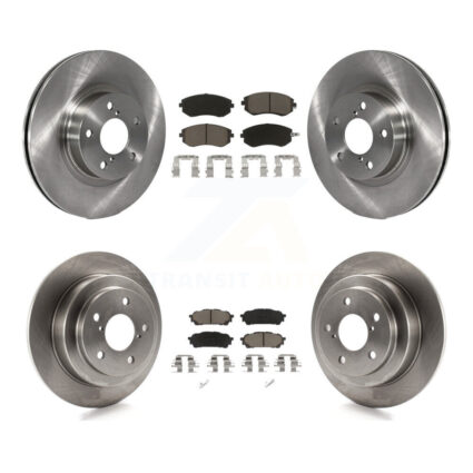 Front Rear Disc Brake Rotors And Ceramic Pads Kit For Subaru Impreza Saab 9-2X K8C-101408
