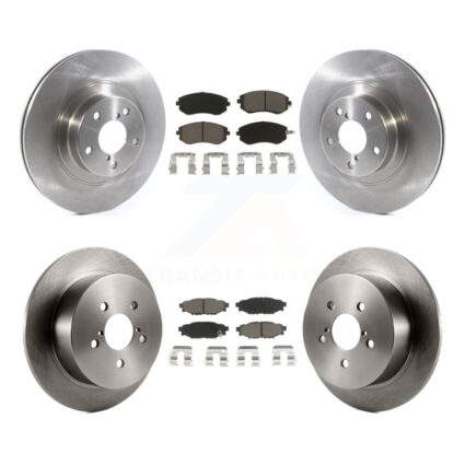Front Rear Disc Brake Rotors And Ceramic Pads Kit For Subaru Outback Legacy K8C-101410