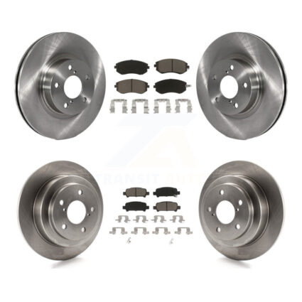 Front Rear Disc Brake Rotors & Ceramic Pad Kit For 2002-2003 Subaru Impreza Outback RS TS K8C-101413