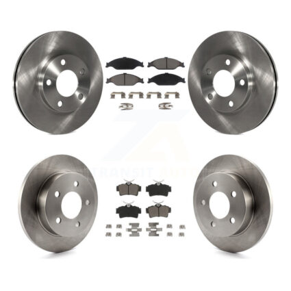 Front Rear Disc Brake Rotors And Ceramic Pads Kit For Ford Mustang K8C-101416