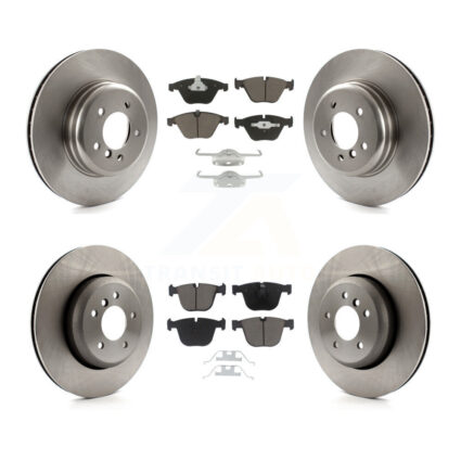 Front Rear Disc Brake Rotors And Ceramic Pads Kit For BMW 650i 645Ci 550i 545i 535i K8C-101421