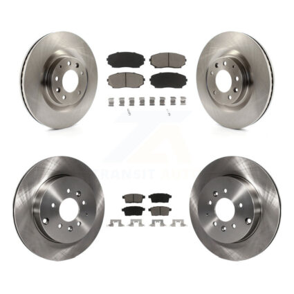 Front Rear Disc Brake Rotors And Ceramic Pads Kit For 2007-2015 Mazda CX-9 K8C-101422