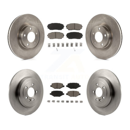 Front Rear Disc Brake Rotors And Ceramic Pads Kit For Ford Edge Lincoln MKX K8C-101423