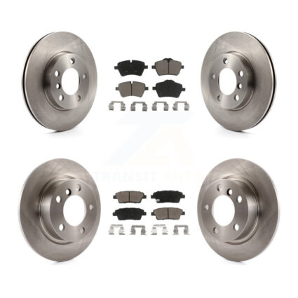 Front Rear Disc Brake Rotors And Ceramic Pads Kit For Mini Cooper Countryman Paceman Base K8C-101443