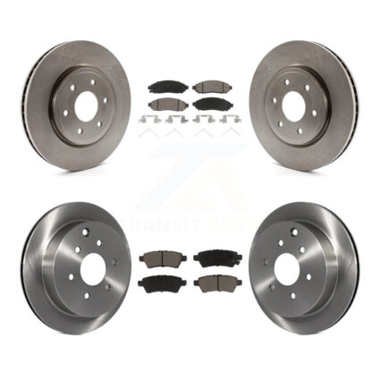 Front Rear Disc Brake Rotors And Ceramic Pads Kit For 2006-2007 Nissan Xterra K8C-101446