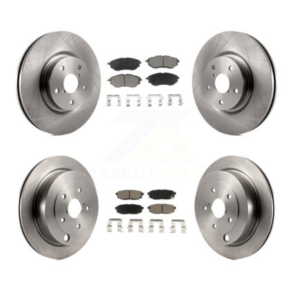 Front Rear Disc Brake Rotors And Ceramic Pads Kit For Subaru Tribeca B9 K8C-101460