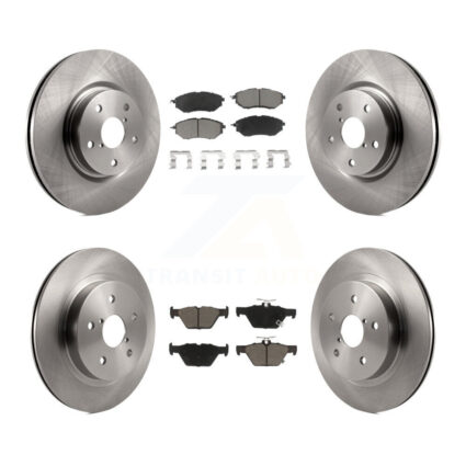 Front Rear Disc Brake Rotors And Ceramic Pads Kit For Subaru Outback WRX Legacy K8C-101461