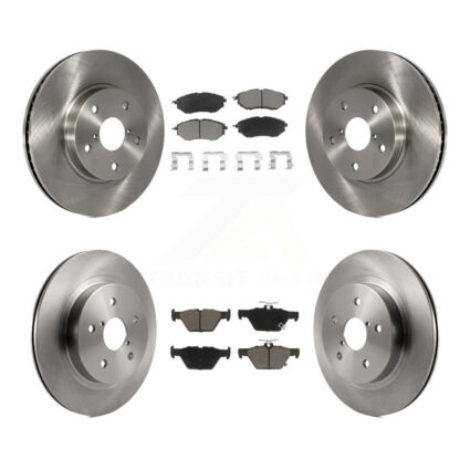 Front Rear Disc Brake Rotors And Ceramic Pads Kit For 2015 Subaru Legacy 2.5L K8C-101464