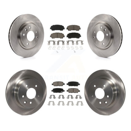Front Rear Disc Brake Rotors And Ceramic Pads Kit For Nissan Rogue Sport Qashqai K8C-101469