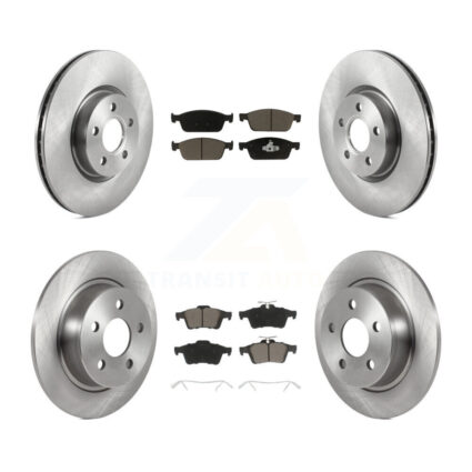 Front Rear Disc Brake Rotors And Ceramic Pads Kit For Ford Transit Connect K8C-101474
