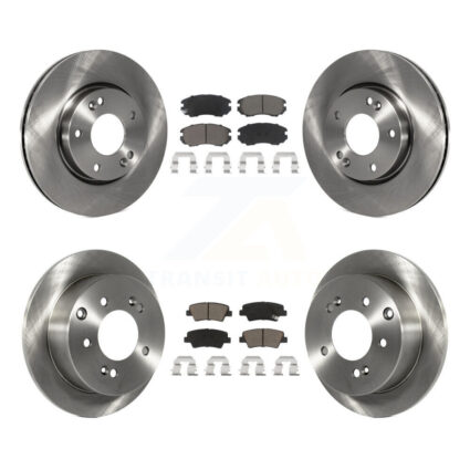 Front Rear Disc Brake Rotors And Ceramic Pads Kit For 2012-2013 Kia Soul K8C-101480