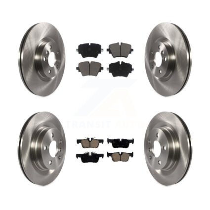 Front Rear Brake Rotor & Ceramic Pad Kit For BMW X1 X2 Mini Cooper Countryman 228i xDrive K8C-101541