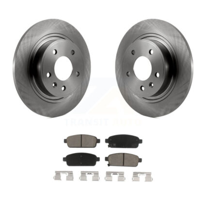 Rear Brake Rotor & Ceramic Pad Kit For Chevrolet Cruze Buick Verano Orlando Volt Cadillac K8C-101640