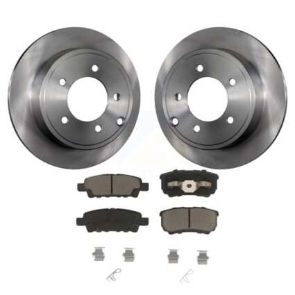 Rear Brake Rotors & Ceramic Pad Kit For Jeep Mitsubishi Lancer Patriot Dodge Chrysler 200 K8C-101685