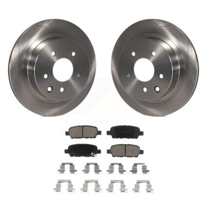 Rear Brake Rotor And Ceramic Pad Kit For Nissan Rogue Sport Qashqai LEAF Juke X-Trail G35 K8C-101696