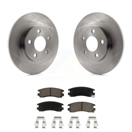 Rear Brake Rotor & Ceramic Pad Kit For Cadillac DeVille Seville Buick Park Avenue Pontiac K8C-101726