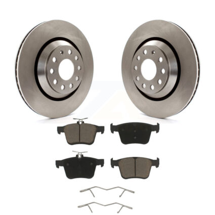 Rear Brake Rotor & Ceramic Pad Kit For Volkswagen Atlas Audi Q3 Cross Sport Golf R Arteon K8C-101801
