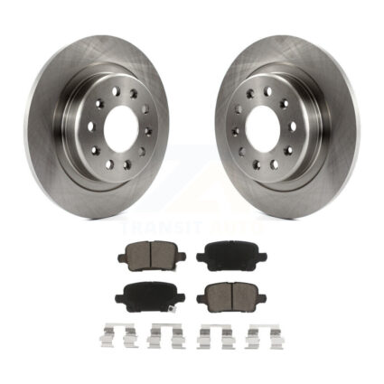 Rear Brake Rotors Ceramic Pad Kit For Chevrolet Equinox GMC Terrain Malibu Buick LaCrosse K8C-101808