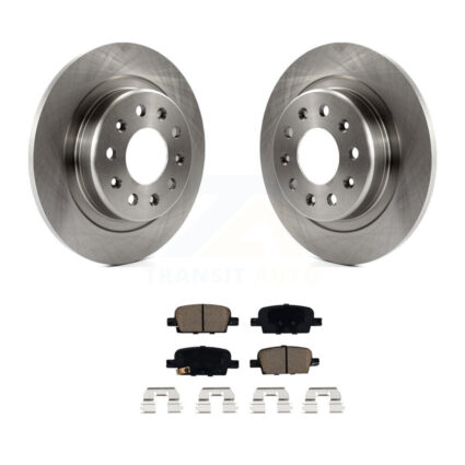 Rear Brake Rotor Ceramic Pad Kit For 2016-2022 Chevrolet Malibu With Manual Parking K8C-101809