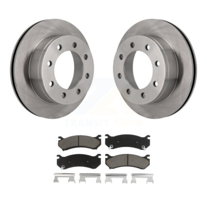 Rear Brake Rotors Ceramic Pad Kit For Chevrolet GMC Sierra 2500 HD Silverado 3500 Classic K8C-101825