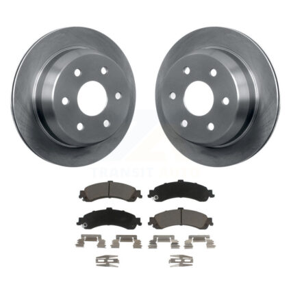 Rear Brake Rotor & Ceramic Pad Kit For Chevrolet Suburban 1500 With Single Piston Caliper K8C-101836