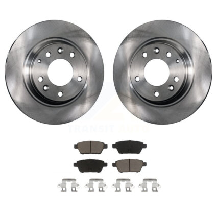 Rear Brake Rotor Ceramic Pad Kit For Ford Fusion Mazda 6 Lincoln MKZ Zephyr Mercury Milan K8C-101898