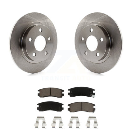 Rear Brake Rotors Ceramic Pad Kit For Buick LeSabre Pontiac Bonneville Park Avenue Aurora K8C-101902