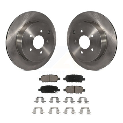 Rear Brake Rotor Ceramic Pad Kit For Nissan Murano INFINITI Pathfinder QX60 Q50 FX35 JX35 K8C-101921