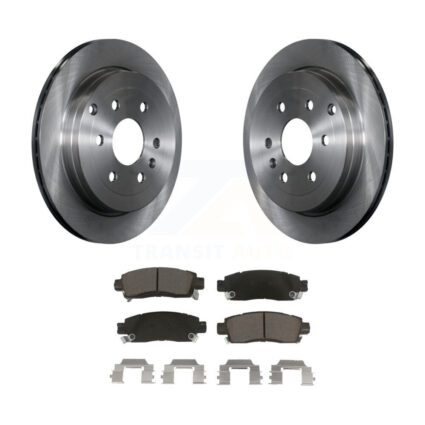 Rear Brake Rotor & Ceramic Pad Kit For GMC Acadia Buick Enclave Chevrolet Traverse Saturn K8C-101923
