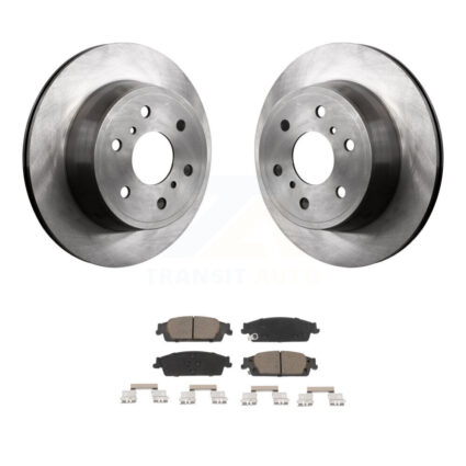 Rear Brake Rotor & Ceramic Pad Kit For Chevrolet GMC Silverado 1500 Sierra Tahoe Yukon XL K8C-101950