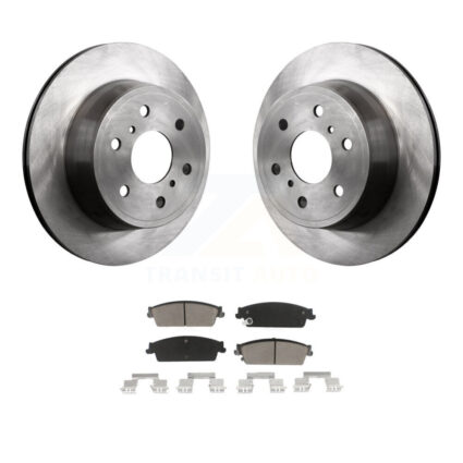 Rear Brake Rotors Ceramic Pad Kit For Chevrolet GMC Sierra 1500 Silverado Avalanche Tahoe K8C-101952