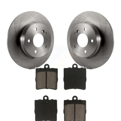 Rear Brake Rotors & Ceramic Pad Kit For 2007-2008 Mercedes-Benz SLK280 With Sport Package K8C-102061