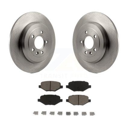 Rear Brake Rotor & Ceramic Pad Kit For Ford Explorer Edge Flex Lincoln Taurus MKX MKT MKS K8C-102091