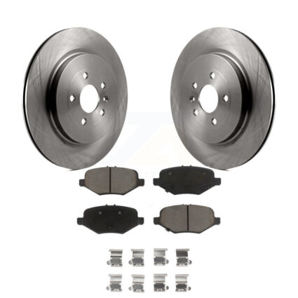 Rear Brake Rotor & Ceramic Pad Kit For Ford Explorer Flex Taurus Police Interceptor Sedan K8C-102092