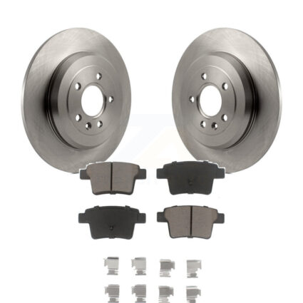 Rear Brake Rotor & Ceramic Pad Kit For Ford Five Hundred Freestyle Taurus X Mercury Sable K8C-102093