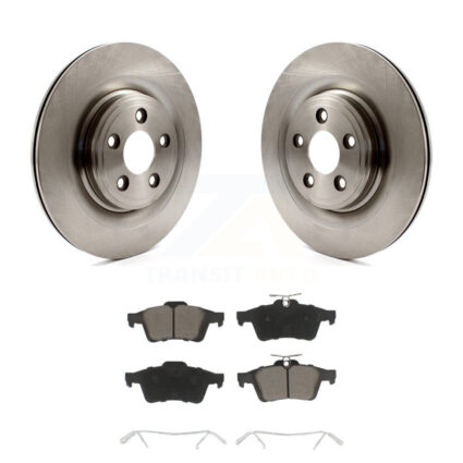 Rear Brake Rotor Ceramic Pad Kit For Jaguar XF XJ XK Vanden Plas XKR S-Type XJR XJ8 Super K8C-102107