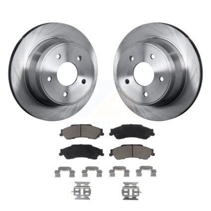 Rear Brake Rotor & Ceramic Pad Kit For Chevrolet GMC Blazer S10 Jimmy Sonoma Isuzu Hombre K8C-102109