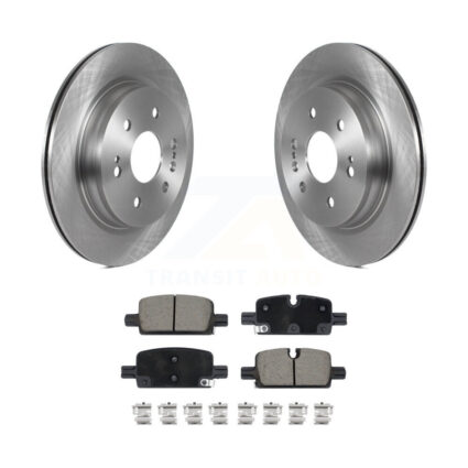 Rear Brake Rotor & Ceramic Pad Kit For GMC Chevrolet Silverado 1500 Sierra Yukon Tahoe XL K8C-103046