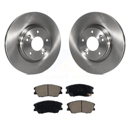 Front Disc Brake Rotors And Ceramic Pads Kit For Kia Soul EV K8C-103155