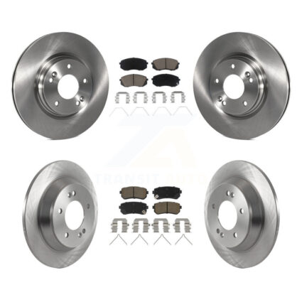 Front Rear Brake Rotor & Ceramic Pad Kit For 18-21 Hyundai Kona Ultimate Limited with FWD K8C-103281