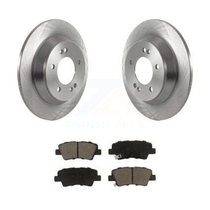 Rear Brake Rotor & Ceramic Pad Kit For 2022-2023 Hyundai Kona With Electric Parking K8C-103308