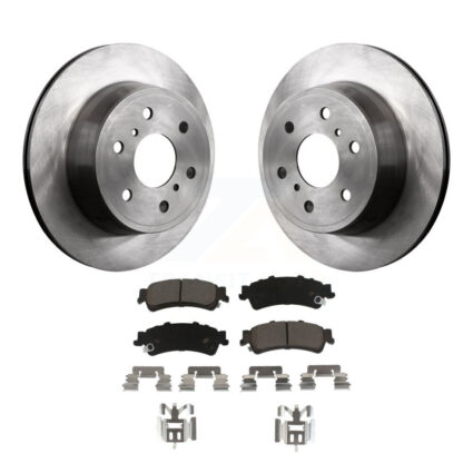 Rear Brake Rotor Ceramic Pad Kit For GMC Sierra 1500 Classic Denali with Disc rear brakes K8C-103315