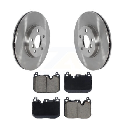 Front Brake Rotors Ceramic Pad Kit For 2017-2020 Mini Cooper Clubman S With Sport Package K8C-103465