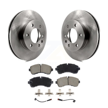 Front Brake Rotors Ceramic Pad Kit For Mercedes-Benz Sprinter 2500 3500 Dodge 4500 3500XD K8C-103503