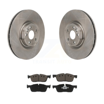 Front Brake Rotors Ceramic Pad Kit For Jaguar E-Pace Base With 349mm Diameter Rotor K8C-103668
