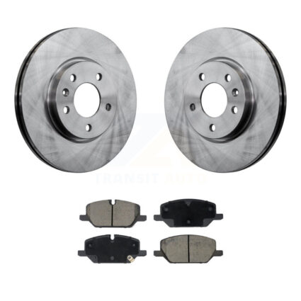 Front Brake Rotor & Ceramic Pad Kit For 22-23 GMC Terrain With 321mm Diameter K8C-103688