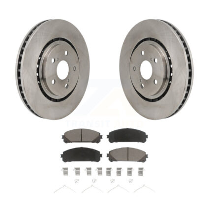 Front Brake Rotor Ceramic Pad Kit For Toyota Sienna RAV4 Prime bZ4X Subaru Solterra Lexus K8C-103696