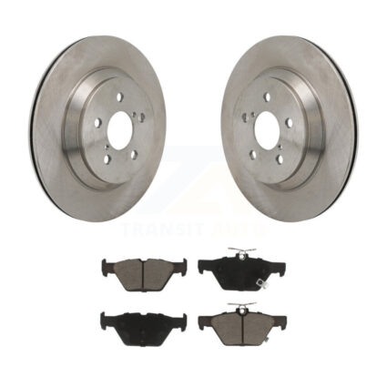 Rear Brake Rotor & Ceramic Pad Kit For 21-23 Subaru Crosstrek With Electric Parking K8C-103737