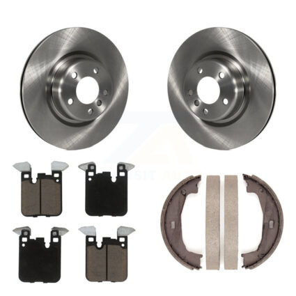 Rear Disc Rotors Ceramic Pads Parking Shoes Kit For BMW 230i xDrive 228i 328i M240i M235i K8C-103873